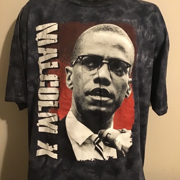 🔥GREAT CONDITION, MALCOLM X, TYE-DYE TEE SHIRT SIZE 2X(XXL) GORGEOUS, UNISEX - Picture 2 of 4